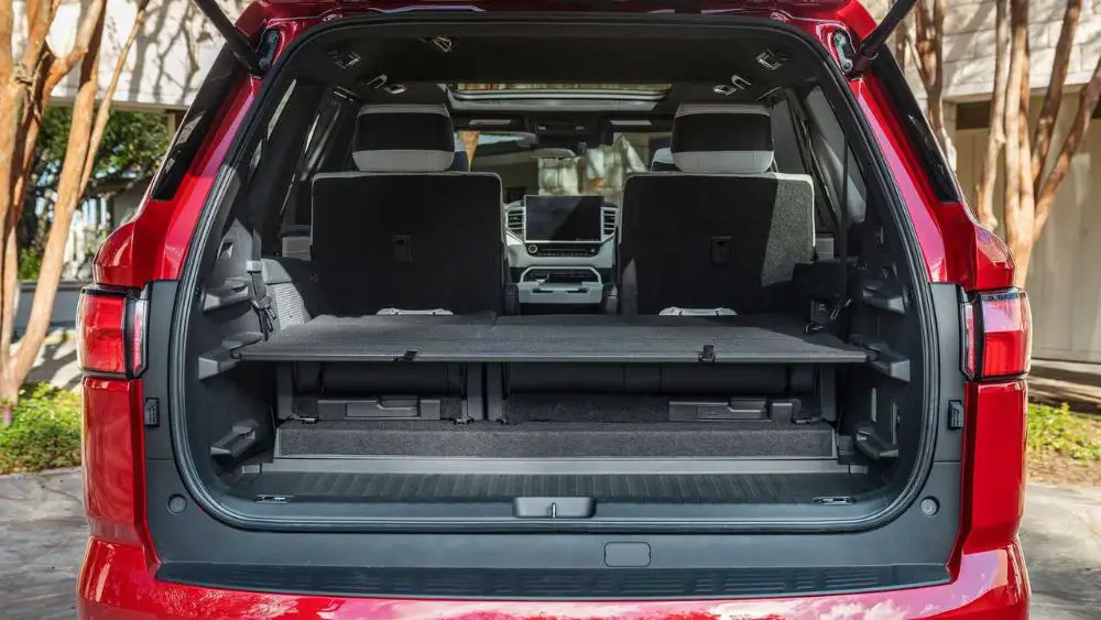 2023 sequoia hybrid trunk space
