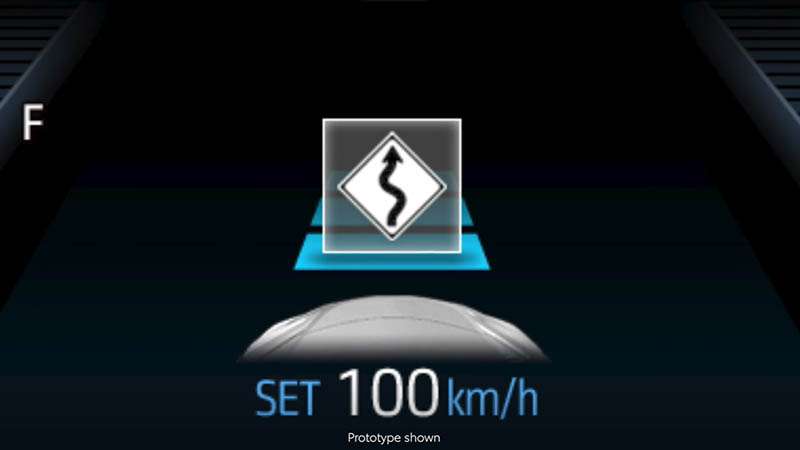 toyota safety sense 2-curve speed management